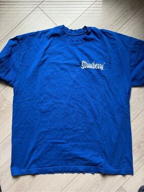 Logo Crew Neck T-Shirt in Blue